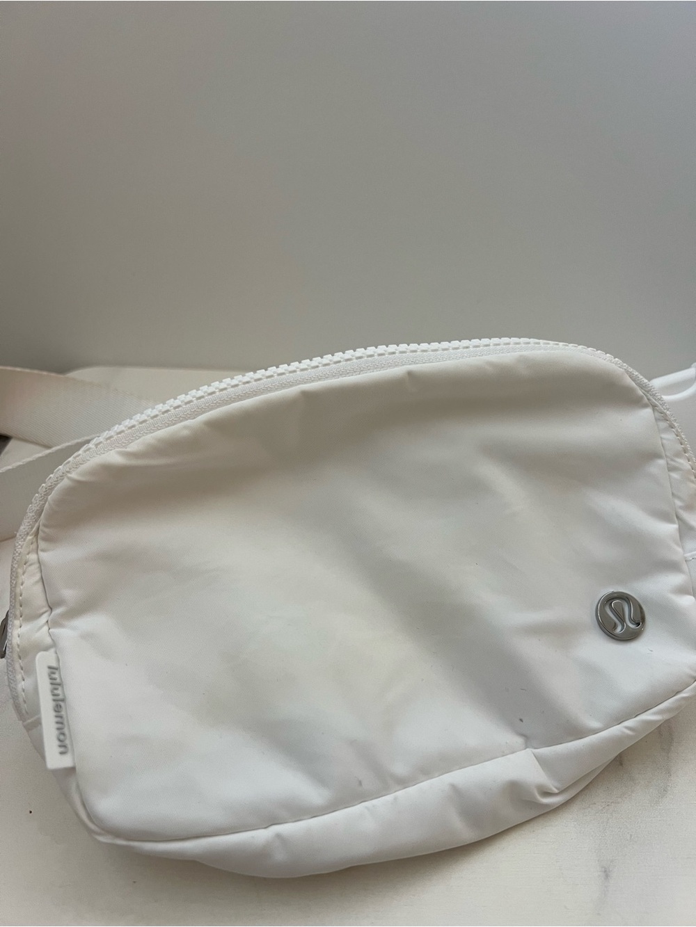 lululemon athletica White Nylon Crossbody Belt Bag